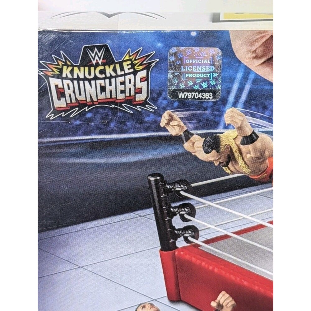 Mattel WWE Knuckle Crunchers Rebound Ring Playset & Seth Rollins Figure RARE ๐ฅ - Picture 6 of 12